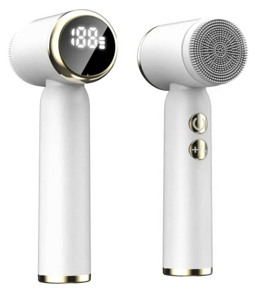 Cepillo Limpiador Facial Eléctrico Ultrasónico 6 en 1 con Compresas